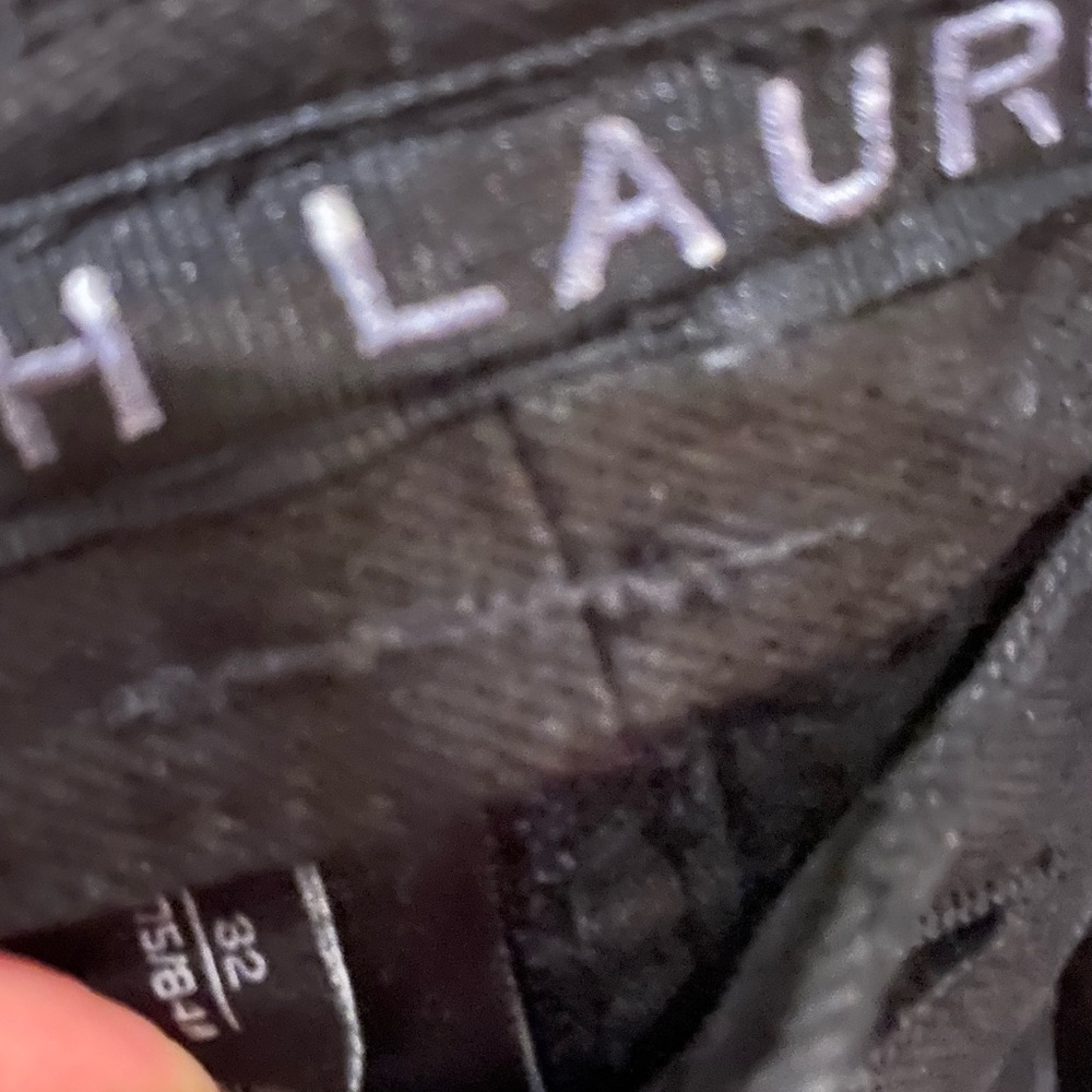 RALPH LAUREN BLACK LABEL WAXED MOTO PATCHWORK JEANS - Picture 9 of 14